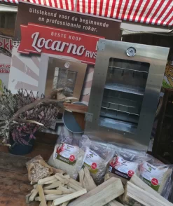 2-L Home & Garden XL Rookoven - RVS - 80x40x28 Cm - 3 Etages 27 2-L Home & Garden XL Rookoven - RVS - 80x40x28 Cm - 3 Etages -Thuis-BBQ 1009x1200