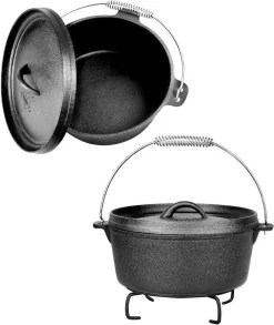 EL Fuego Dutch Oven Set Gietijzer 7-delig -Thuis-BBQ 1010x1200