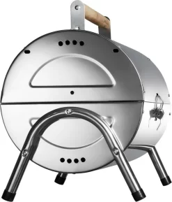 BBQ Collection Houtskoolbarbecue - Cilinder - Chroom -Thuis-BBQ 1024x1200