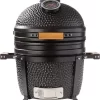 Patton Kamado 15" - Tafel Model - Keramische Barbecue - Premium Black - Medium - Compleet - Mat Zwart
