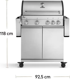 Burnhard Gas BBQ Big FRED Deluxe - 4 Branders - Incl. Keramische Infraroodbrander & Afdekhoes - Deluxe 38 Burnhard Gas BBQ Big FRED Deluxe - 4 Branders - Incl. Keramische Infraroodbrander & Afdekhoes - Deluxe -Thuis-BBQ 1063x1200 1