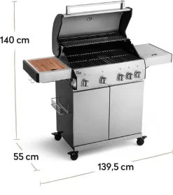 Burnhard Gas BBQ Big FRED Deluxe - 4 Branders - Incl. Keramische Infraroodbrander & Afdekhoes - Deluxe 39 Burnhard Gas BBQ Big FRED Deluxe - 4 Branders - Incl. Keramische Infraroodbrander & Afdekhoes - Deluxe -Thuis-BBQ 1063x1200 2