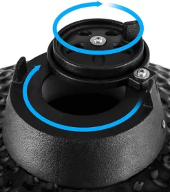 Patton Kamado 15" - Keramisch - Tafel Model - Premium Black - Medium - Zwart -Thuis-BBQ 1065x1200 1