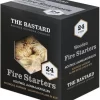 The Bastard Wooden Fire Starters - 24st 350gr - Houtkrullen BBQ - Houtwol Aanmaakkrullen