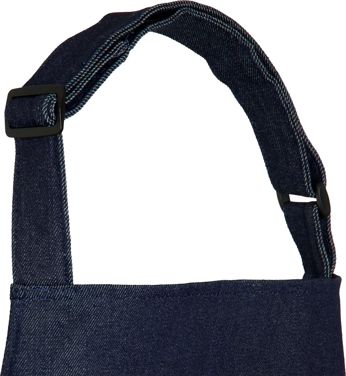 Chefs Fashion - Keukenschort - Denim Blauw Schort - 2 Zakken - Simpel Verstelbaar - 71 X 82 Cm 2 Chefs Fashion - Keukenschort - Denim Blauw Schort - 2 Zakken - Simpel Verstelbaar - 71 X 82 Cm - Afbeelding 2