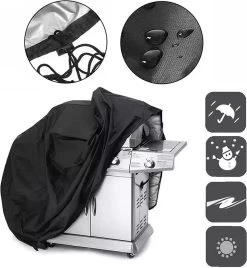 TammaT - BBQ Hoes - Waterdichte Beschermhoes - UV Bescherming - Maat L 170 X 61 X 117 Cm - Met Trekkoord -Thuis-BBQ 1107x1200