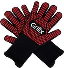 GrillX Hittebestendige Handschoenen - 2 Stuks - Ovenwanten - BBQ Handschoenen Tot 500°C - Ovenhandschoenen - BBQ Accesoires -Thuis-BBQ 1117x1200