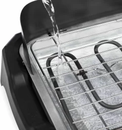 Tristar BQ-2824 Elektrische Barbecue - Tafel BBQ 34,5 X 23 Cm - Regelbare Thermostaat - 2000 Watt - Zwart -Thuis-BBQ 1122x1200