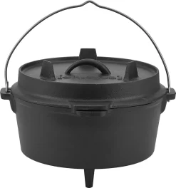 Dutch Oven Enkhuizen Met Deksel Gietijzer Zwart 4,2 L -Thuis-BBQ 1122x1200 3