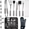 Bbq Accesoires – Bbq Gereedschap – Bbq Set – 22 Delig – RVS