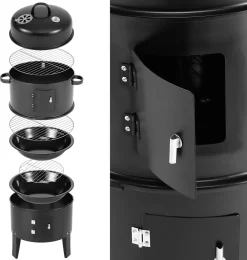 Merkloos Monzana Barbecue-ROKER-Grill-Oven -Thuis-BBQ 1142x1200 1