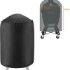 Luxe Waterdichte Ronde BBQ Hoes - 84 Cm X 77 Cm - Barbecue Beschermhoes - BBQ Accessoires - Geschikt Voor O.a. Kamado, Big Green Egg, Grill Guru, The Bastard, Patton, Weber
