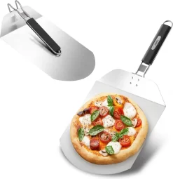 Bighorn Pizzaschep Voor BBQ En Oven-Inklapbare Handgreep -Pizzasnijder- Edelstaal -geschikt Als Broodschep En Ovenschep - SRPT01 -Thuis-BBQ 1163x1200 2