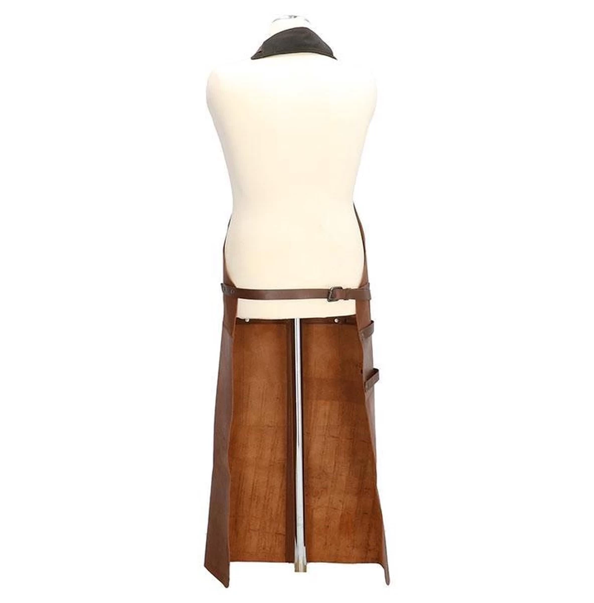 Old West BBQ Schort Barbecue Schort Leer - Cognac Bruin 5 Old West BBQ Schort Barbecue Schort Leer - Cognac Bruin - Afbeelding 5