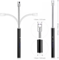 Merkloos BBQ Aansteker Oplaadbaar Met Usb Kabel - Elektrische Keuken Aansteker - Flexibele Aansteker - Zwart -Thuis-BBQ 1186x1200 1