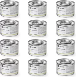 Hendi Brandpasta Voor Chafing Dish - Brandgel 200g - ( 12 Stuks )