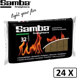 Samba Aanmaakblokjes Bruin á 24 X 32 Stuks - Omdoos Is 768 Aanmaakblokjes -Thuis-BBQ 1191x1200 7