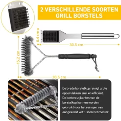 Saveur Royal® 35-delige Barbecue Gereedschapset In Roestvrij Staal - BBQ Grill Set Met Draagtas - Barbecuegerei-sets - Barbecue Accessoires Gereedschap - 35-delig -Thuis-BBQ 1198x1200 12