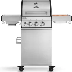 Burnhard Gas BBQ FRED JR. Deluxe - 2 Branders - Incl. Keramische Infraroodbrander & Afdekhoes - Deluxe