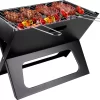 BBQ Collection Barbecue - BBQ - Draagbaar - Opvouwbaar - Losse Vuurschaal En Grillrooster - Zwart