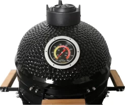 Patton Kamado 15" - Keramisch - Tafel Model - Premium Black - Medium - Zwart -Thuis-BBQ 1200x1012