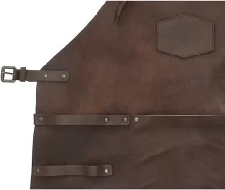 Old West BBQ Schort Barbecue Schort Leer - Bruin 21 Old West BBQ Schort Barbecue Schort Leer - Bruin -Thuis-BBQ 1200x1017 1