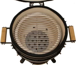 Patton Kamado 15" - Keramisch - Tafel Model - Premium Black - Medium - Zwart -Thuis-BBQ 1200x1022