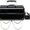 Weber Go-Anywhere Gas Barbecue - 41x26 Cm - Roestvrijstalen Branders - Gasregelkop - Incl. Deksel