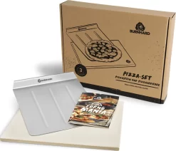 Burnhard Pizzasteen 38 X 30 X 1,5 Cm + Pizzaschep -Thuis-BBQ 1200x1032 2