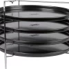 Pizza - Pizzarek - Pizza Oven - Zenker - Pizzabakset - 5 Delige Set Voor 4 Pizza's - Ø 28,5 Cm - Antiaanbaklaag Van ILAG® - Pizzaplaat - Pizza