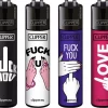 Clipper Classic Aansteker - F*ck You | 4 Stuks