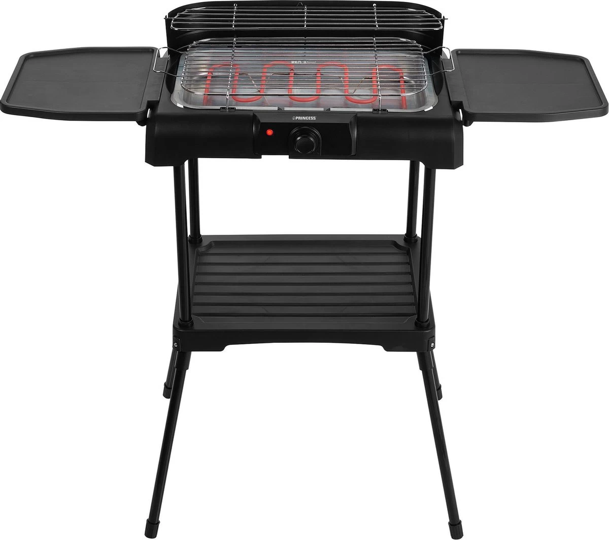 Princess 112250 Elektrische BBQ Met Zijplanken - BBQ - 40x25cm - Met En Zonder Statief Te Gebruiken - Met Zijplankjes - Ook Te Gebruiken Als Tafelgrill - 2200W 4 Princess 112250 Elektrische BBQ Met Zijplanken - BBQ - 40x25cm - Met En Zonder Statief Te Gebruiken - Met Zijplankjes - Ook Te Gebruiken Als Tafelgrill - 2200W - Afbeelding 4