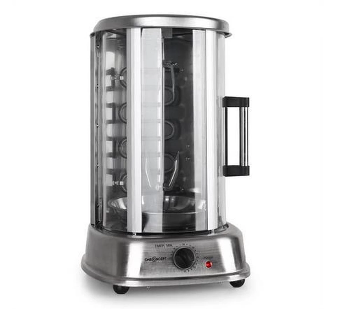 OneConcept Kebab Master Pro Grill Tafelblad Electrisch Roestvrijstaal 3 OneConcept Kebab Master Pro Grill Tafelblad Electrisch Roestvrijstaal - Afbeelding 3