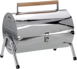 BBQ Collection Houtskoolbarbecue - Cilinder - Chroom -Thuis-BBQ 1200x1072