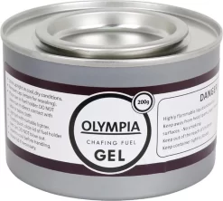 Olympia Brandpasta Gel In Blikjes A 200 Gram (6 Stuks) - Bio-ethanol Brandgel