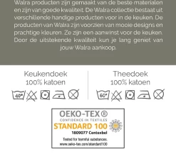 Walra Theedoeken Dry With Cubes, Stripes & Blocks - Keukenhanddoeken 3 X 50x70cm - Theedoeken En Keukendoeken Set 100% Katoen - Off Black -Thuis-BBQ 1200x1087 2