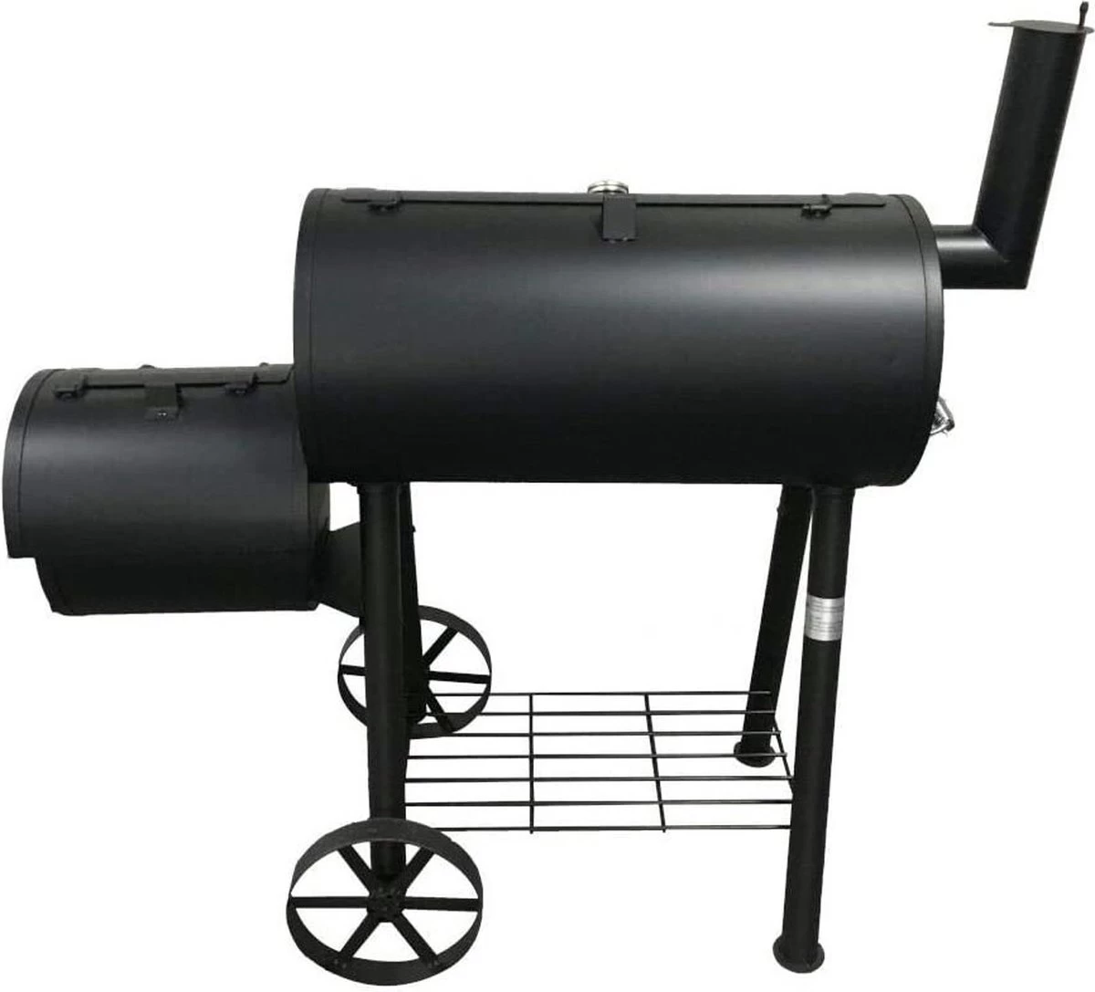 Fire Beam Houtskool Barbecue - Grilloppervlak (LxB) 35 X 66 Cm - Smoker - Zwart 7 Fire Beam Houtskool Barbecue - Grilloppervlak (LxB) 35 X 66 Cm - Smoker - Zwart - Afbeelding 7
