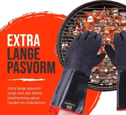 Wowgoods® Extra Lange Ovenwanten Tot 500°C - Hittebestendige BBQ Handschoenen Met Vleesklauwen 14 Wowgoods® Extra Lange Ovenwanten Tot 500°C - Hittebestendige BBQ Handschoenen Met Vleesklauwen -Thuis-BBQ 1200x1091 1