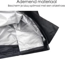 BBQ Beschermhoes - Voor Kamado - Universeel - Tot 23 Inch - Zwart -Thuis-BBQ 1200x1100 2