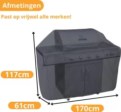 Waterdichte BBQ Hoes - Premium 170x61x117 Cm Barbecue Beschermhoes - Cover -Thuis-BBQ 1200x1114 1