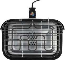 Princess 112252 Hybride Barbecue – Elektrische BBQ - Tafelmodel - 2000W - 44x 29cm - Gebruik Elektrisch Of Met Kolen -Thuis-BBQ 1200x1118 1