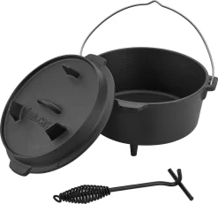 Dutch Oven Enkhuizen Met Deksel Gietijzer Zwart 4,2 L