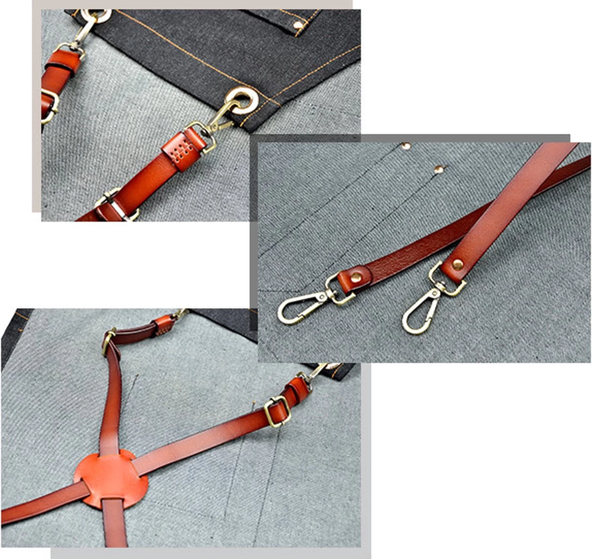 Schort - Denim - Zwart - Stoer - Dames - Heren - Spijkerstof - Sloof - Keuken Schort - Jeans - Kappers Schort - Koken - Bediening - Horeca - Bedrijfskleding - Hobby - Denim Schort - Hip - CADEAU TIP 7 Schort - Denim - Zwart - Stoer - Dames - Heren - Spijkerstof - Sloof - Keuken Schort - Jeans - Kappers Schort - Koken - Bediening - Horeca - Bedrijfskleding - Hobby - Denim Schort - Hip - CADEAU TIP - Afbeelding 7