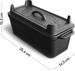 Burnhard Gietijzeren Broodpan 3,5 L - Broodbakvorm -Thuis-BBQ 1200x1136 4