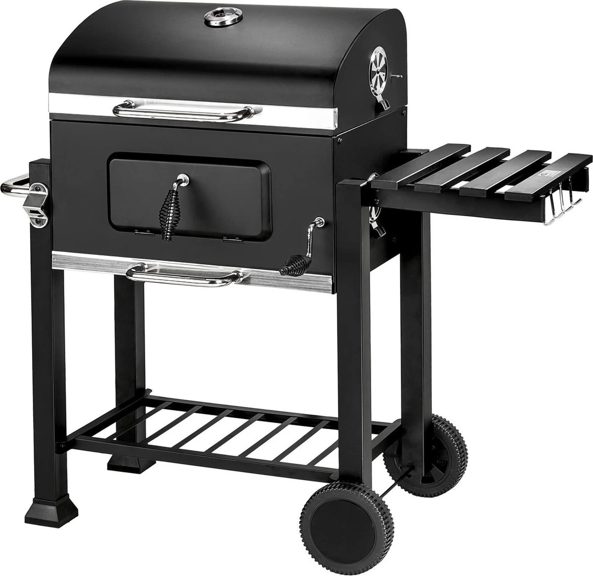 TecTake Florian Houtskoolbarbecue - 55x36 - Zwart 1 TecTake Florian Houtskoolbarbecue - 55x36 - Zwart