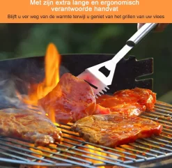 Saveur Royal® 35-delige Barbecue Gereedschapset In Roestvrij Staal - BBQ Grill Set Met Draagtas - Barbecuegerei-sets - Barbecue Accessoires Gereedschap - 35-delig -Thuis-BBQ 1200x1170 6