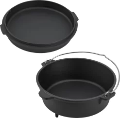 Dutch Oven Enkhuizen Met Deksel Gietijzer Zwart - 4 Varianten -Thuis-BBQ 1200x1181 3