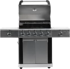 Gasbarbecue En Grill - 5 + 1 Branders + 1 Infrarood Zijbrander - Buitenkeuken - Edelstaal BBQ -Thuis-BBQ 1200x1182 2