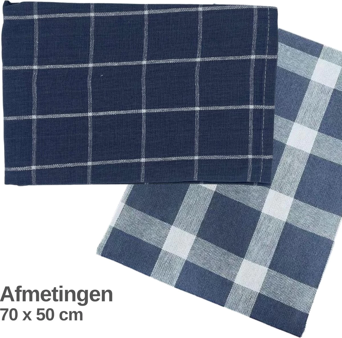 Theedoekenset Milano - Glazendoeken - 70x50 - Set Van 2 - Geblokt- Gestreept - 100% Katoen - Glazendoeken 3 Theedoekenset Milano - Glazendoeken - 70x50 - Set Van 2 - Geblokt- Gestreept - 100% Katoen - Glazendoeken - Afbeelding 3