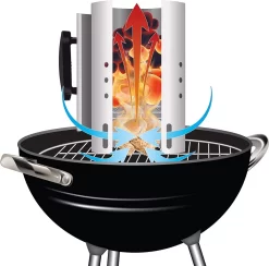 Kolen Starter GROOT - Brikettenstarter Met Veiligheidshandgreep - Snelstarter Voor Barbecue - BBQ Houtskool Starter -Thuis-BBQ 1200x1187 10